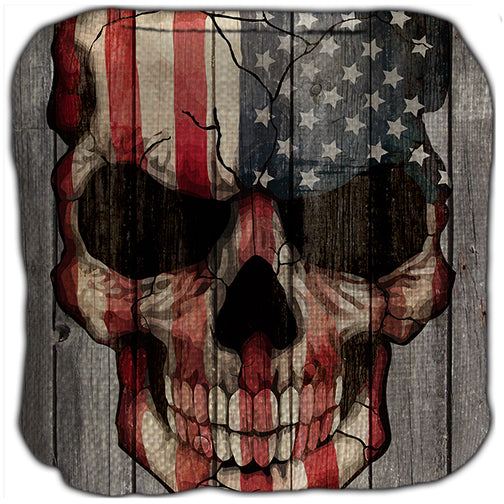 American Flag Skull Backyard Cornhole Bags Set of 4