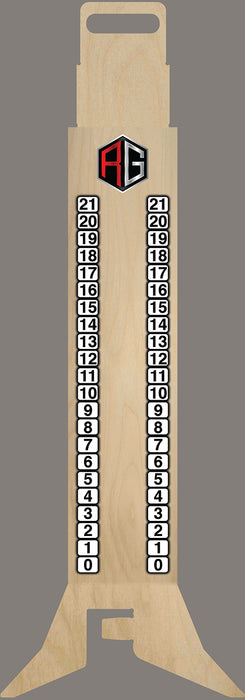 Ripper Graphics Score Keeper 1/2" Baltic Birch UV Direct Printed Double Sided
