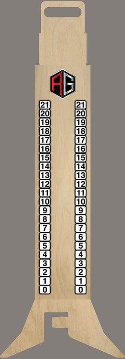 Plain Score Keeper 1/2" Baltic Birch UV Direct Printed Double Sided