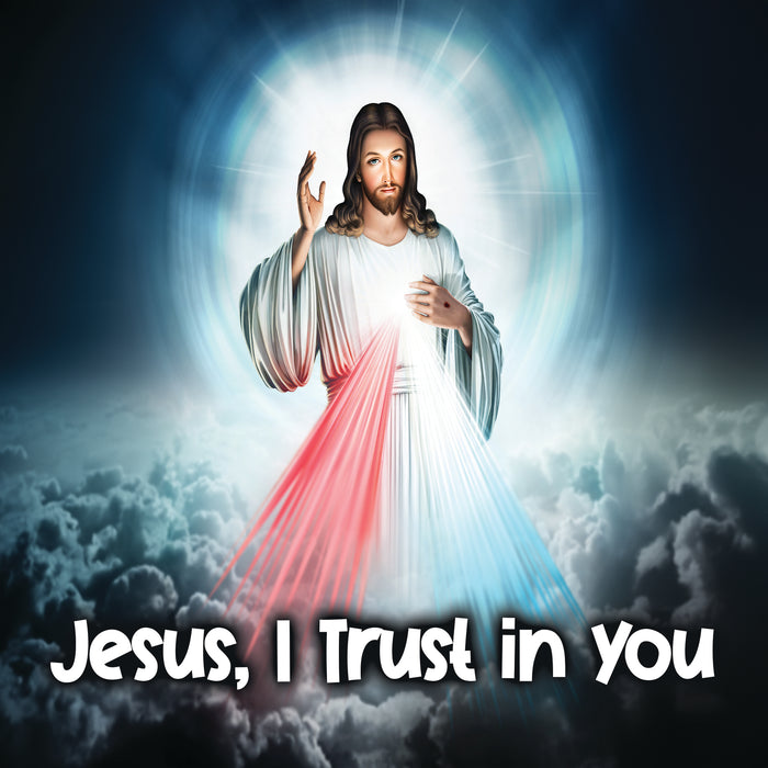 26" x 26" Jesus I Trust In You Decal
