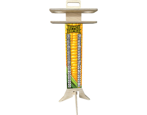 Ripper Corn Score Keeper 1/2" Baltic Birch UV Direct Printed Double Sided
