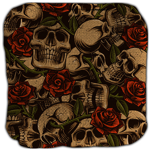 Skull & Roses Backyard Cornhole Bags Set of 4