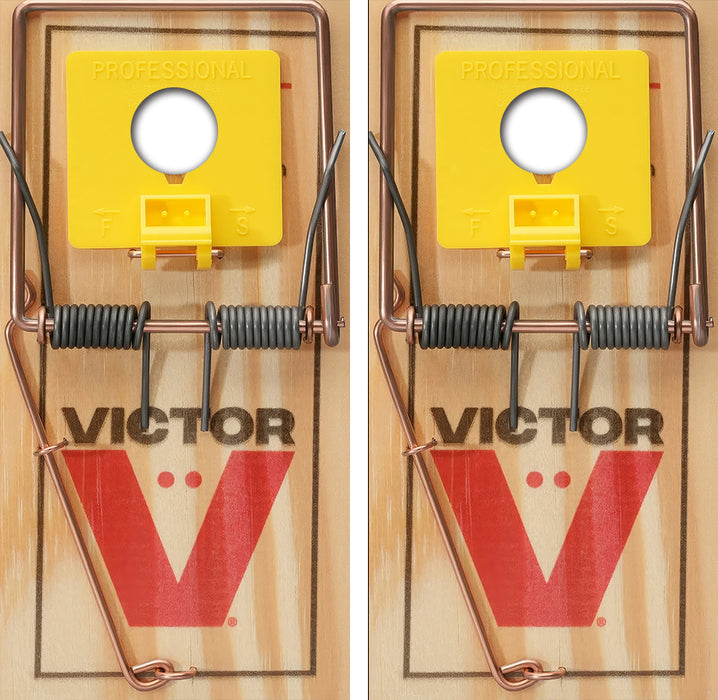 Mouse Trap Cornhole Board Skin Wraps FREE LAMINATE