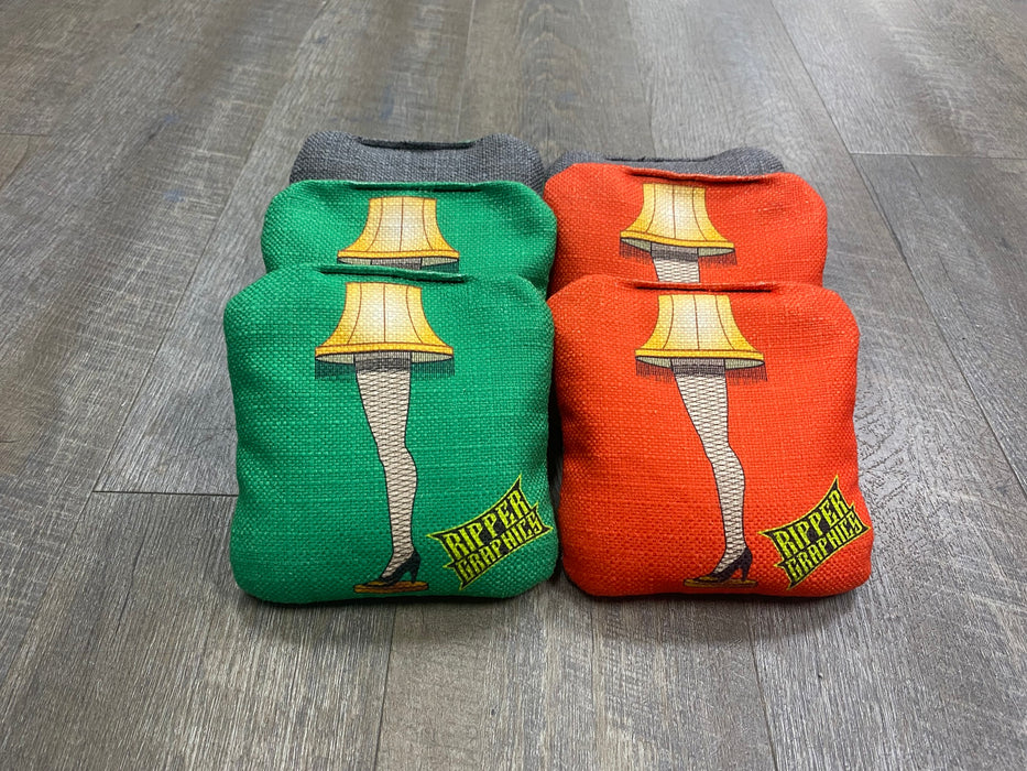 Ripper Graphics Professional Style Carpet Cornhole Bags Set of 8