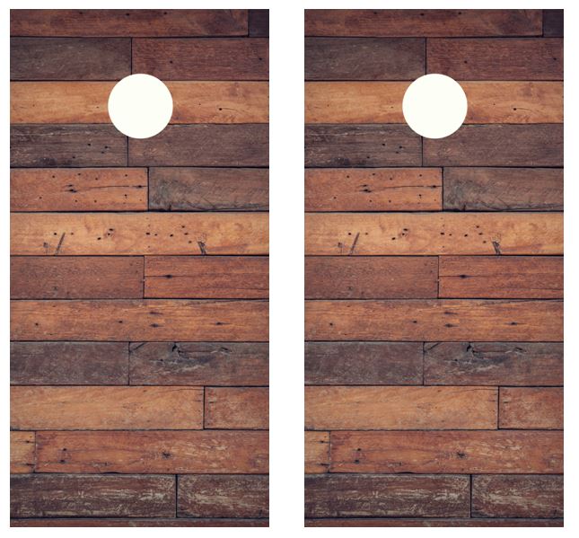 Dark Plank Wood Cornhole Wood Board Skin Wrap