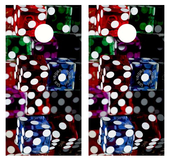 Dice Cornhole Wood Board Skin Wrap