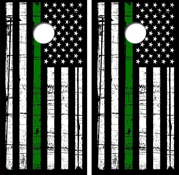 Support Federal Law Enforement Agents Cornhole Wood Board Skin Wrap