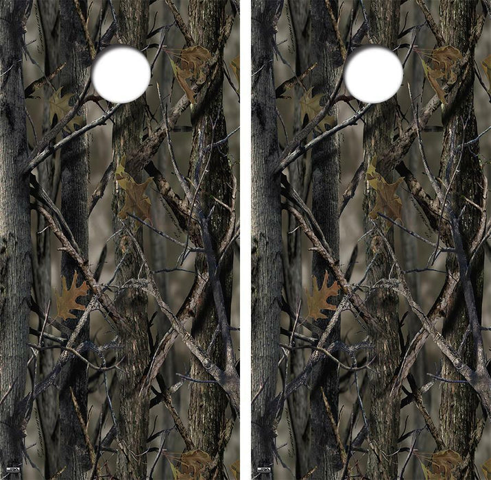 Camoflauge Cornhole Wood Board Skin Wrap