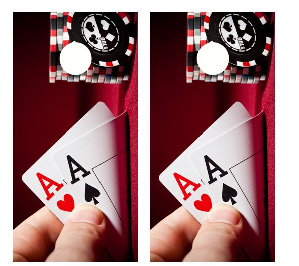 Poker Cornhole Wood Board Skin Wrap