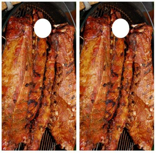 BBQ Meat Cornhole Wood Board Skin Wrap