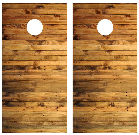 Pallat Wood Cornhole Wood Board Skin Wrap