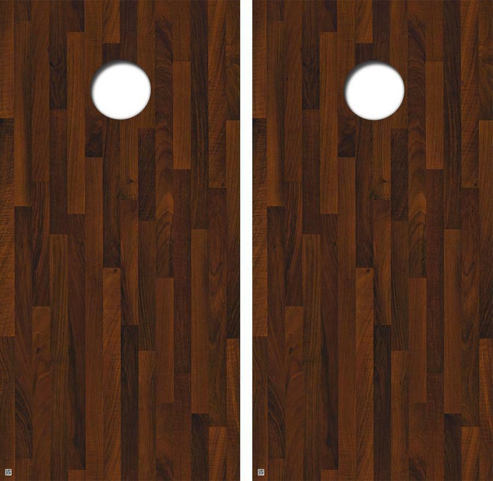 Black Walnut Wood Cornhole Wood Board Skin Wrap