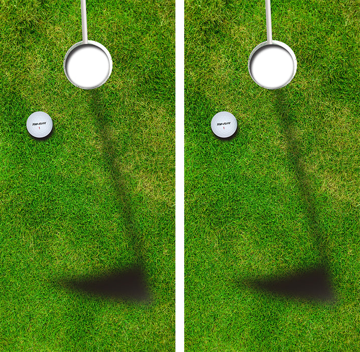 Golf Cornhole Wood Board Skin Wraps FREE LAMINATE