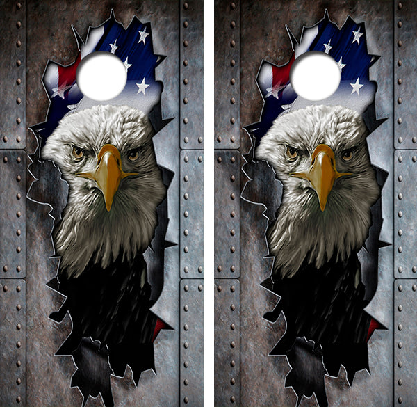 Polish Eagle Flag Cornhole Boards