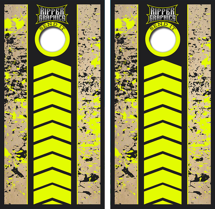 Ripper Graphics Cornhole Wrap Decal with Free Laminate Included