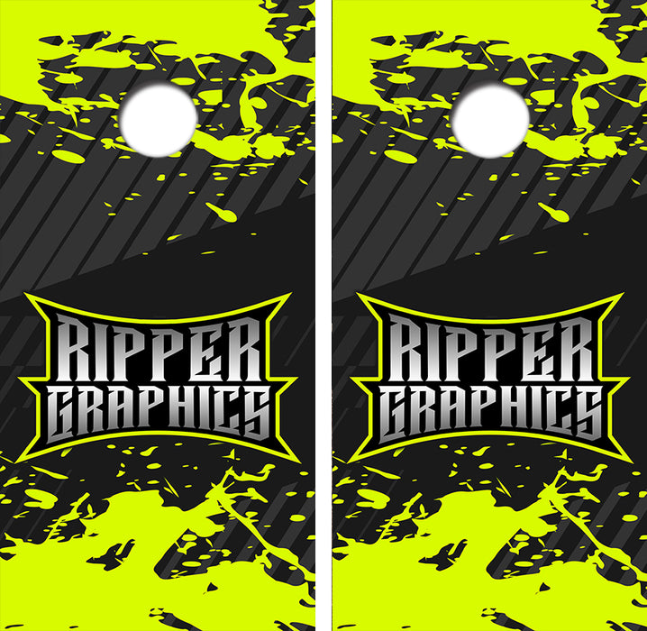 Ripper Graphics Cornhole Wrap Decal with Free Laminate Included