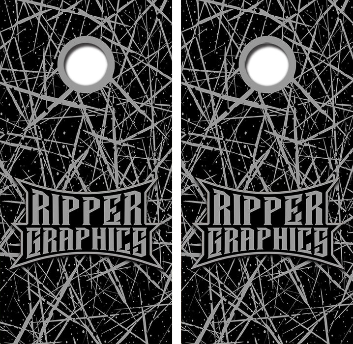 Ripper Graphics Cornhole Wrap Decal with Free Laminate Included