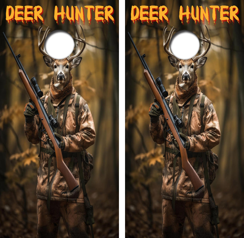 Deer Hunter Cornhole Design