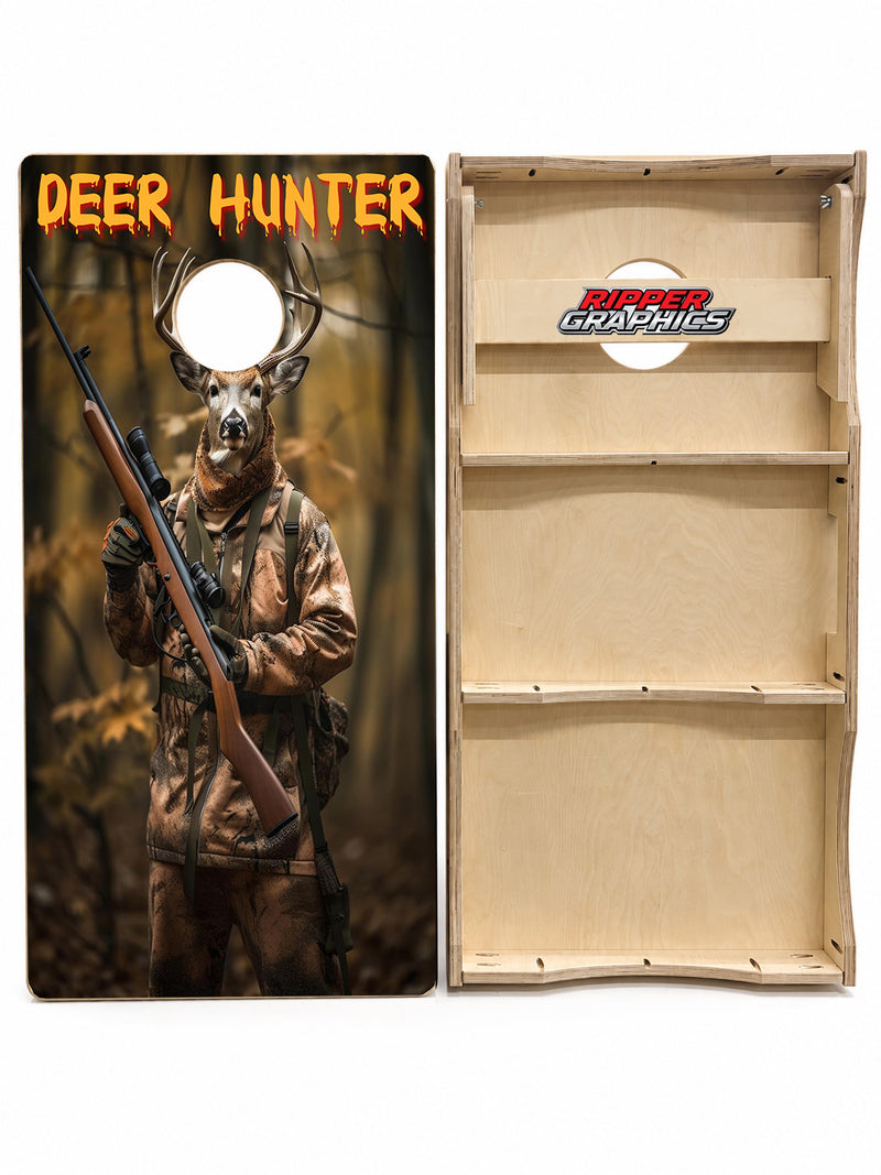 Deer Hunter Cornhole Design
