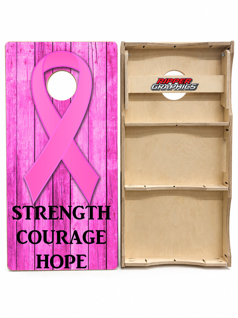 Strength Courage Hope Style Cornhole Design