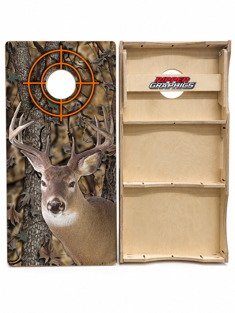 Buck Hunter Cornhole Design