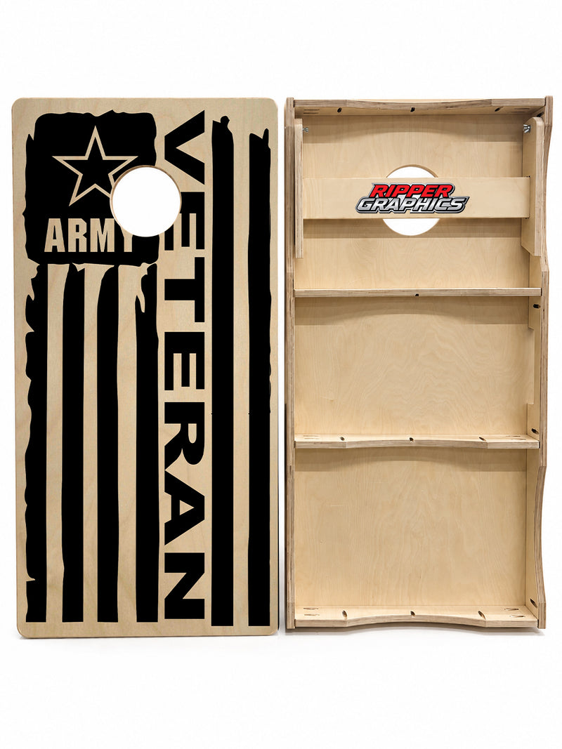 Army Veteran Cornhole Design