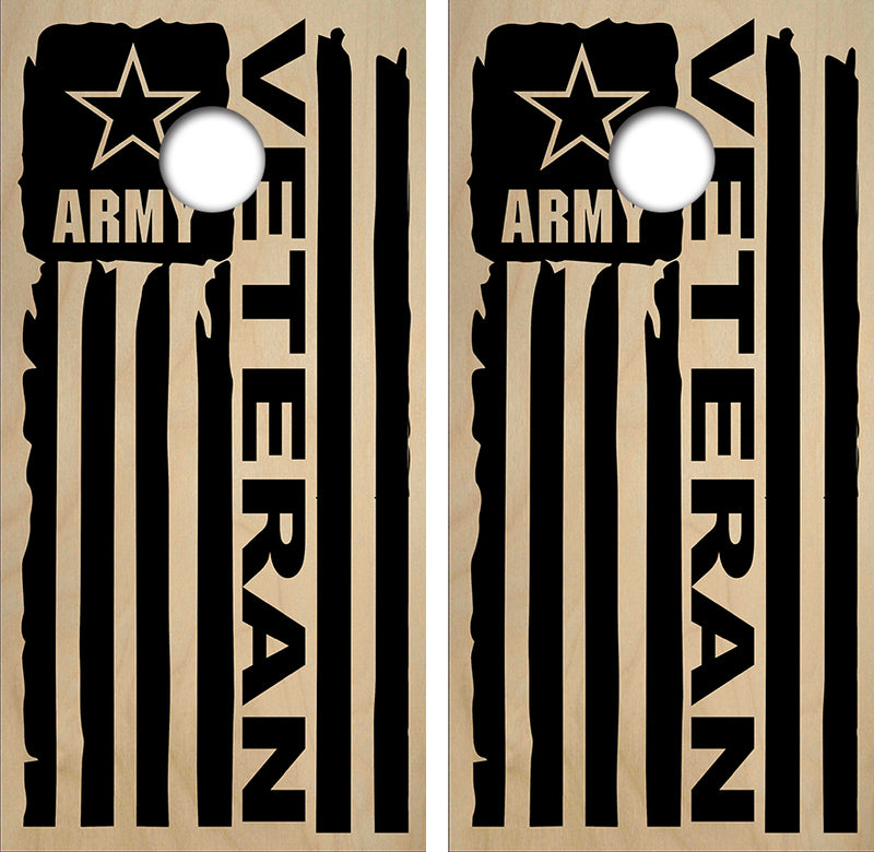 Army Veteran Cornhole Design