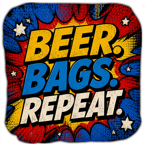 Beer Bags Repeat Cornhole Bags Set of 4