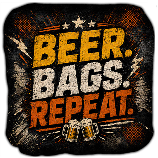 Beer Bags Repeat Cornhole Bags Set of 4