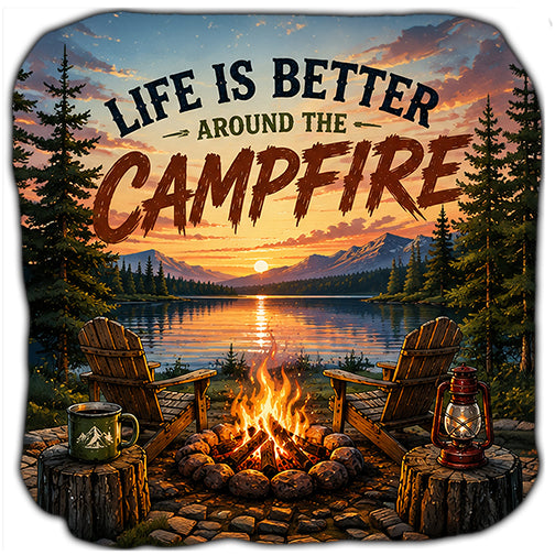 Life Is Better Around The Campfire Cornhole Bags Set of 4
