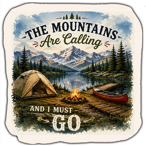 Mountains Are Calling And I Must Go Cornhole Bags Set of 4