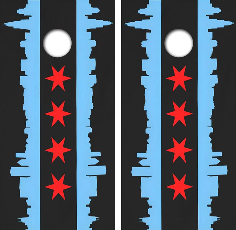 Chicago City Cornhole Design
