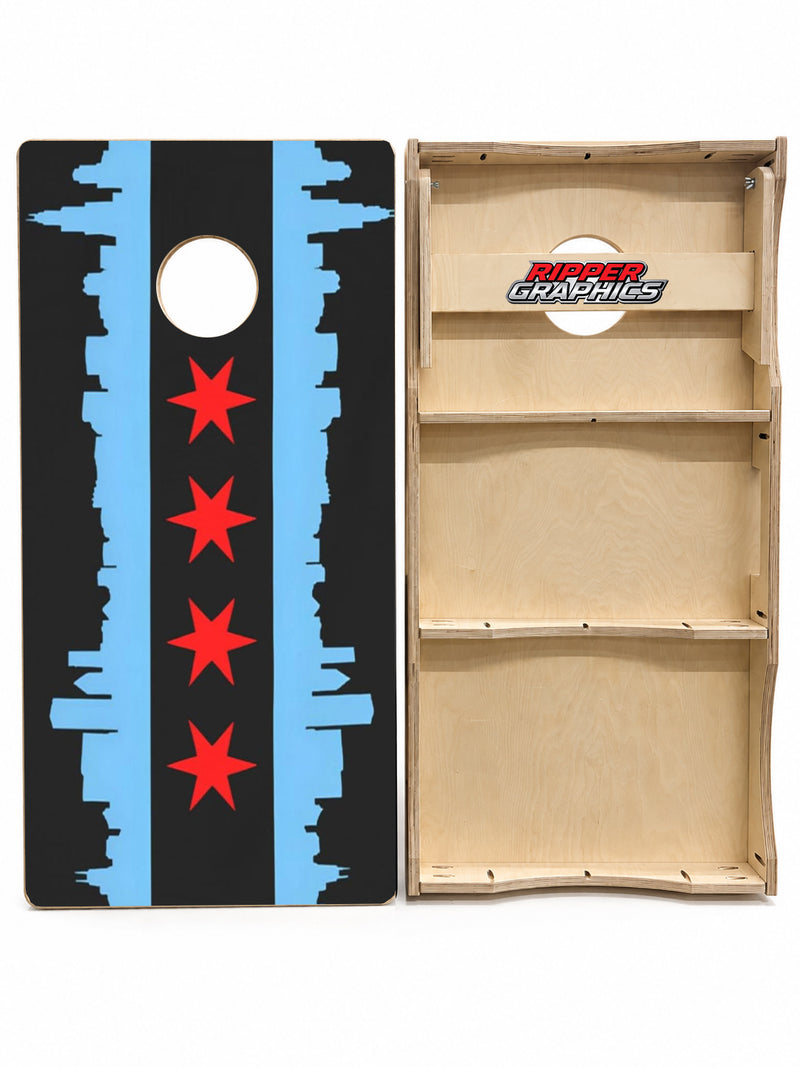 Chicago City Cornhole Design