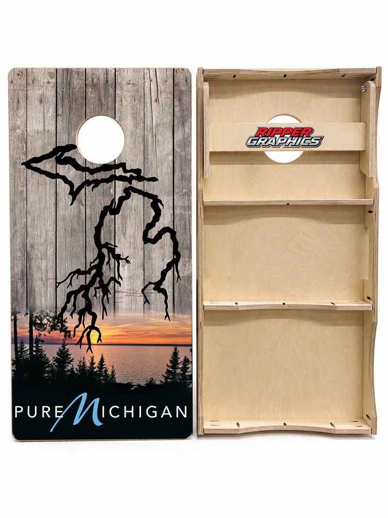 Pure Michigan Cornhole Design