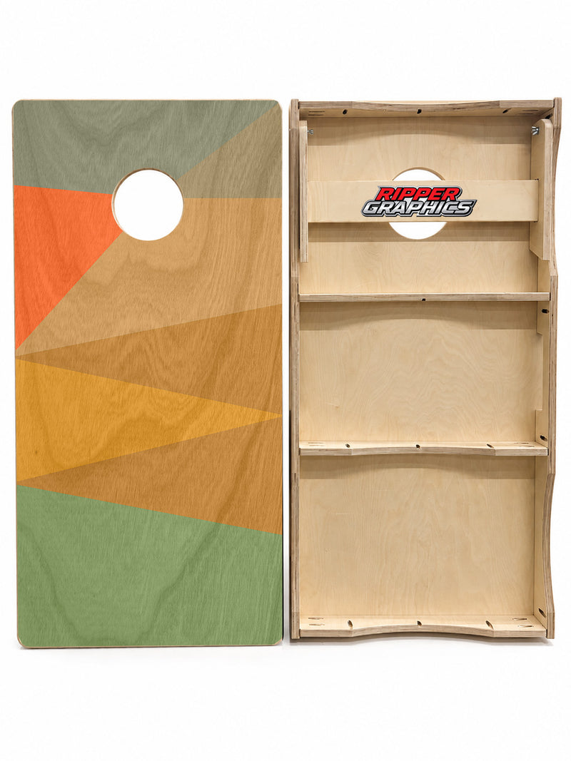 Retro Design Cornhole Design