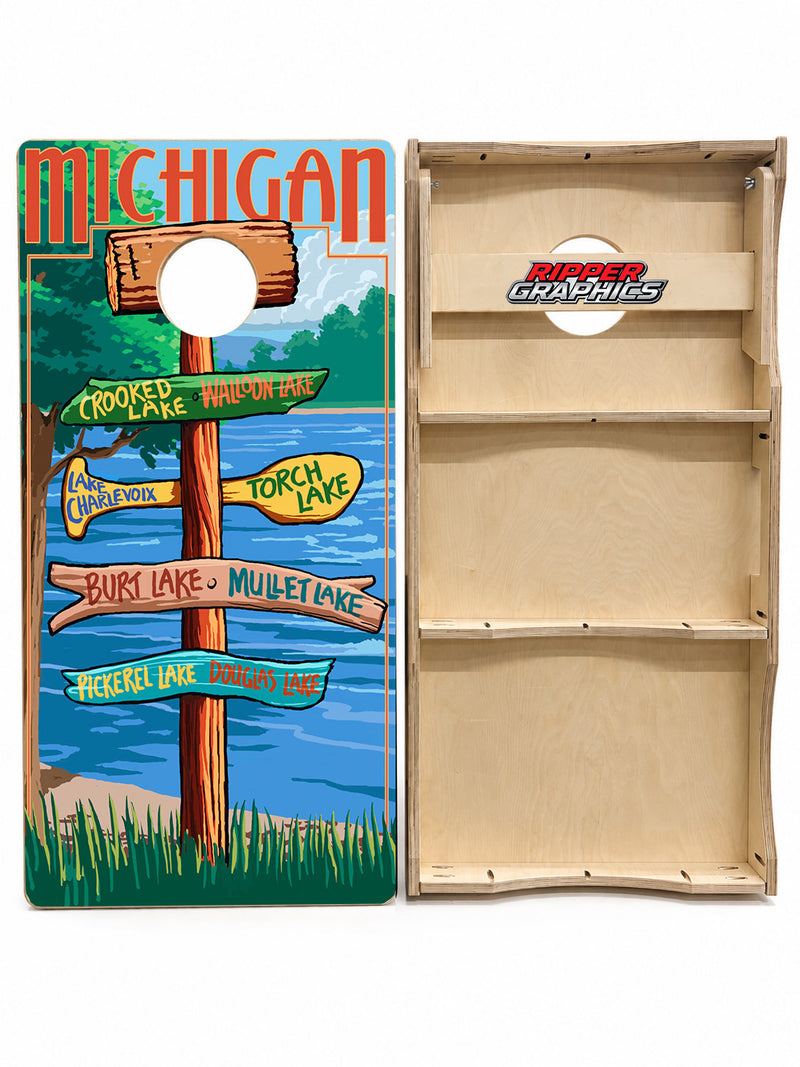 Northern Michigan Cornhole Design