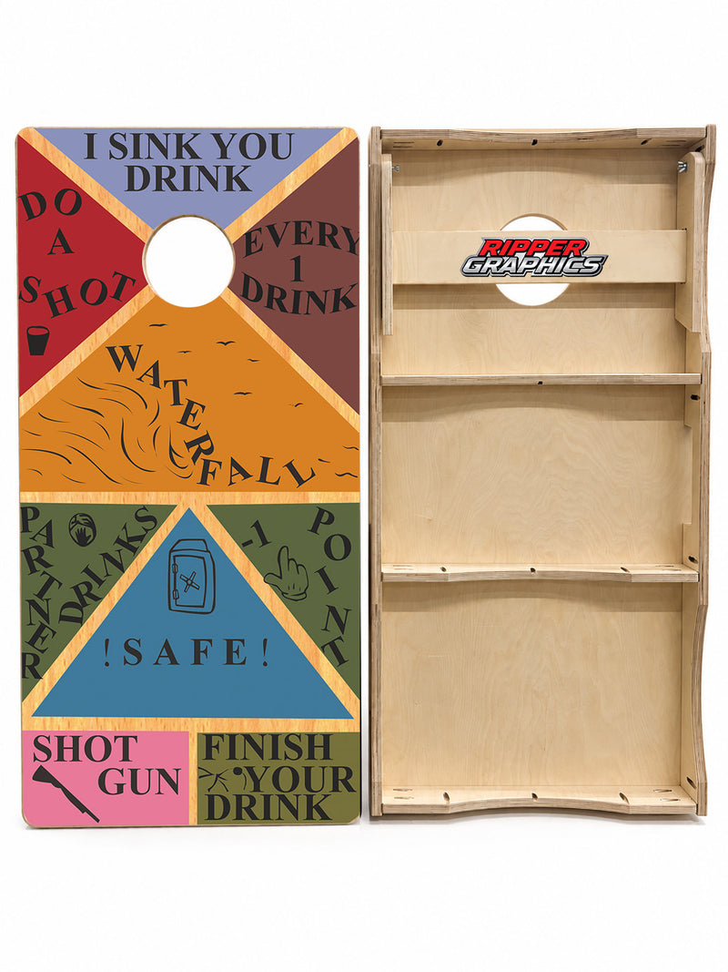 Surprise Toss Cornhole Design