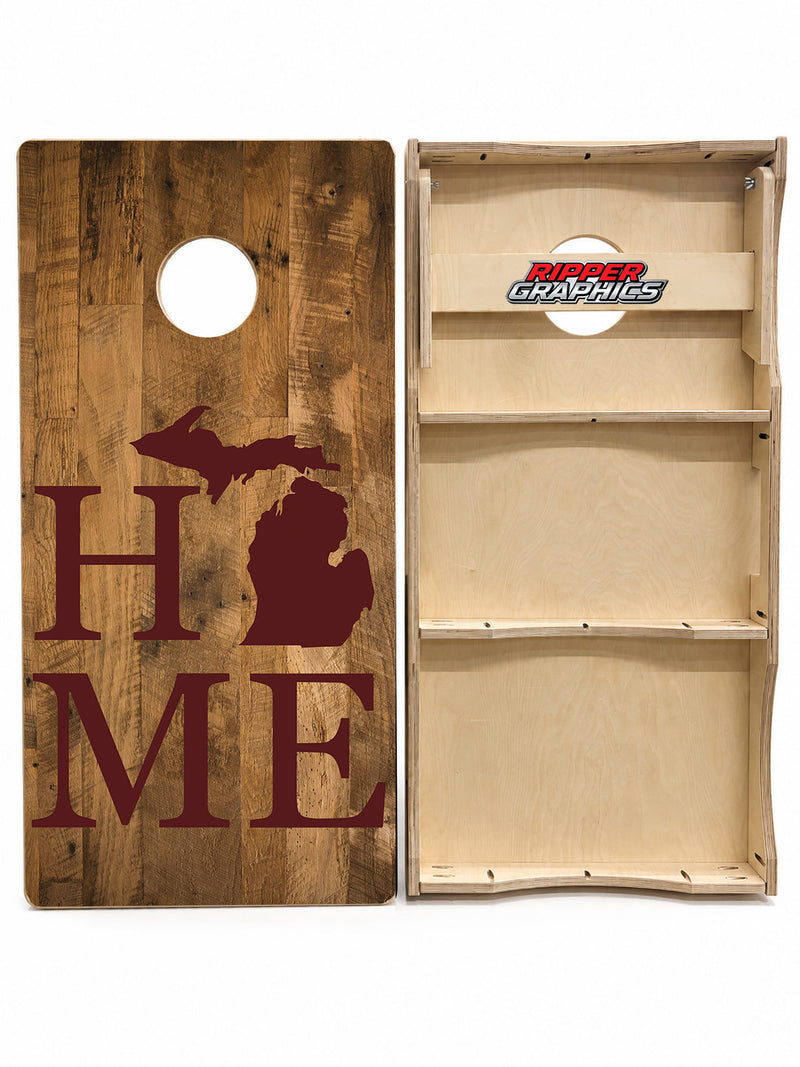 Michigan Home Cornhole Design