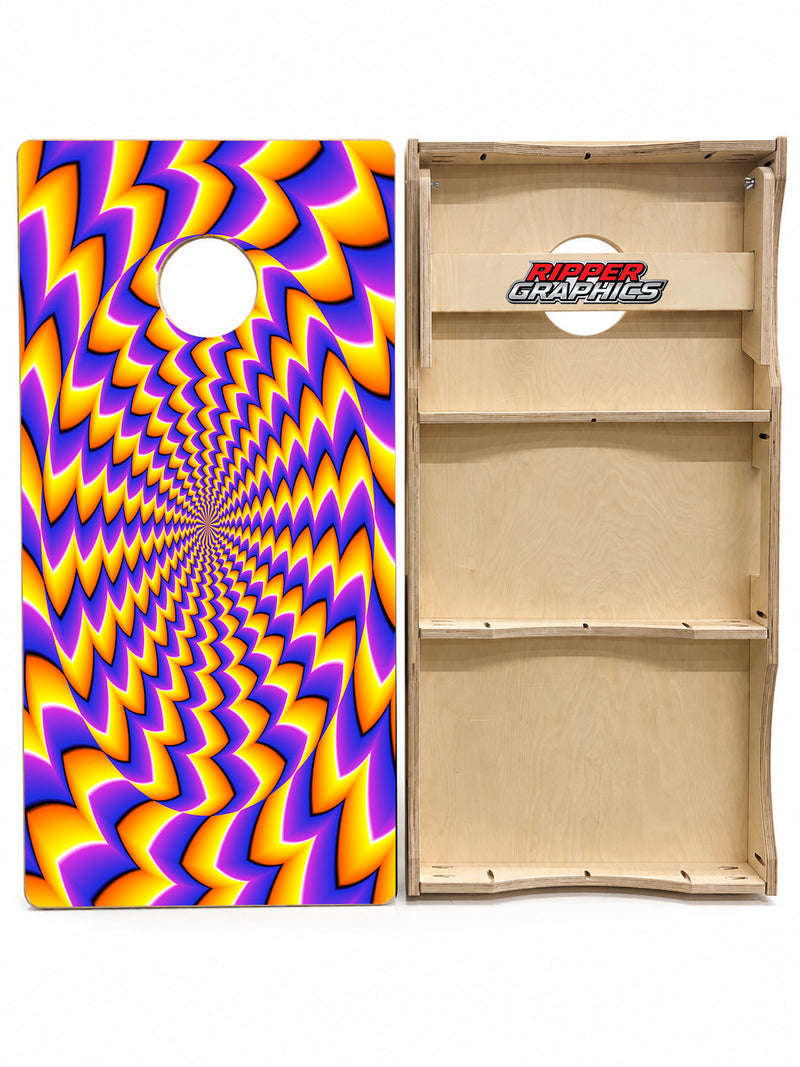 Psychedelic Cornhole Design