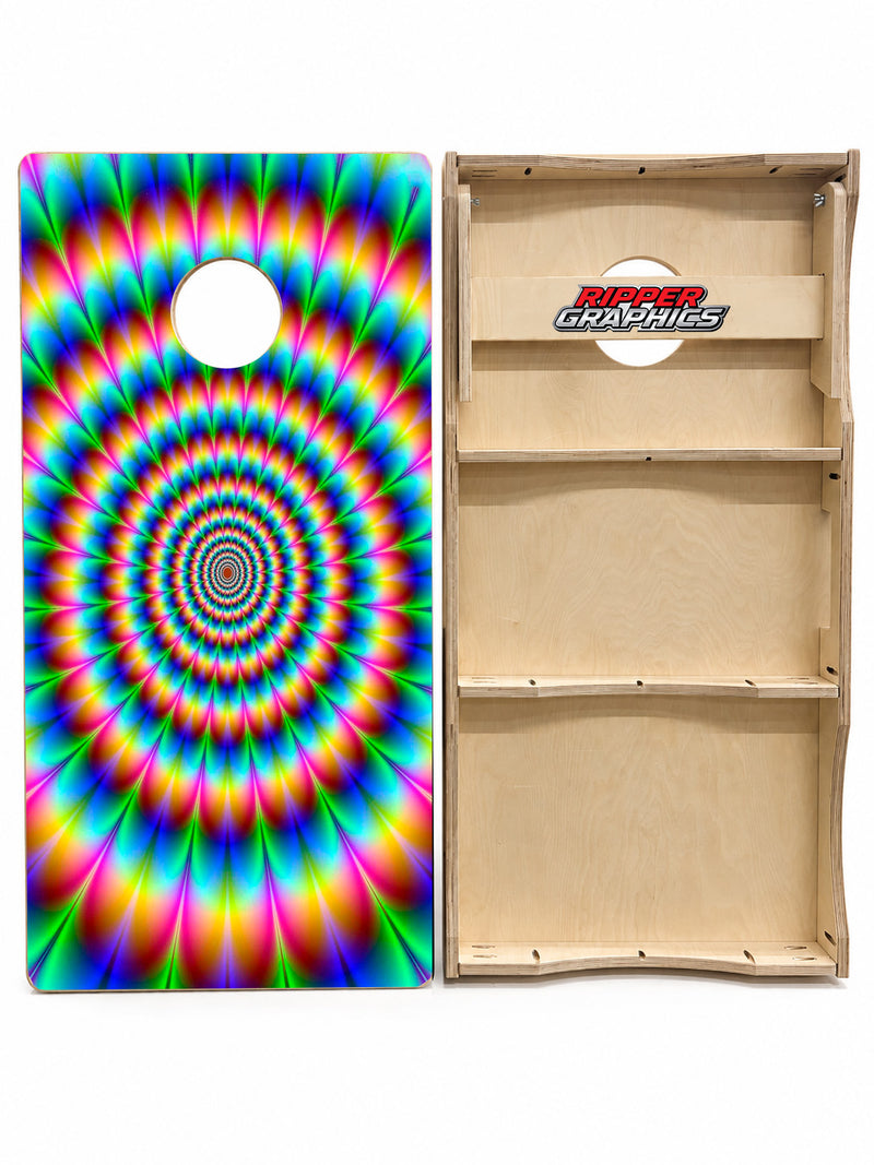 Psychedelic Cornhole Design