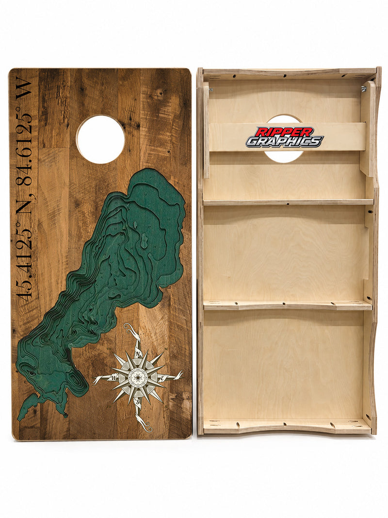 Mullett Lake Cornhole Design