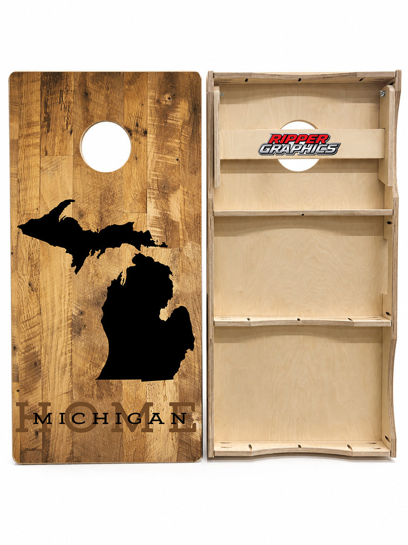Michigan Home Cornhole Design