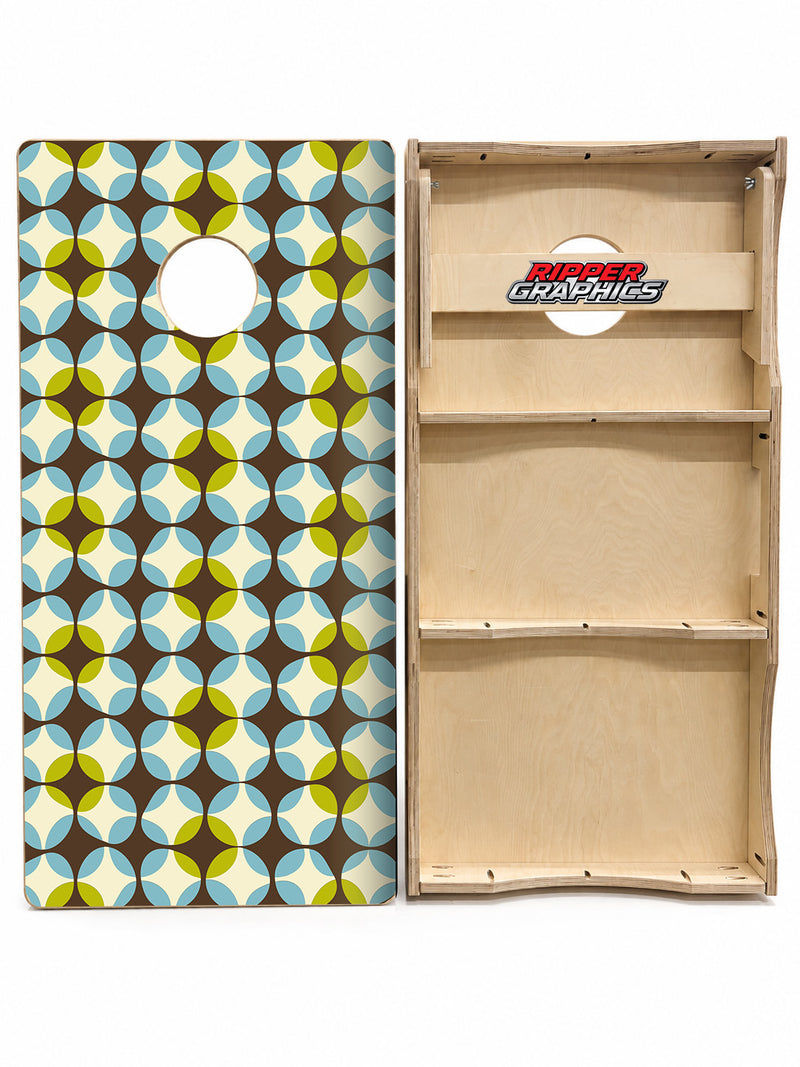 70's Retro Design Cornhole Design