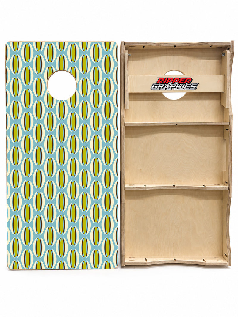 70's Retro Design Cornhole Design