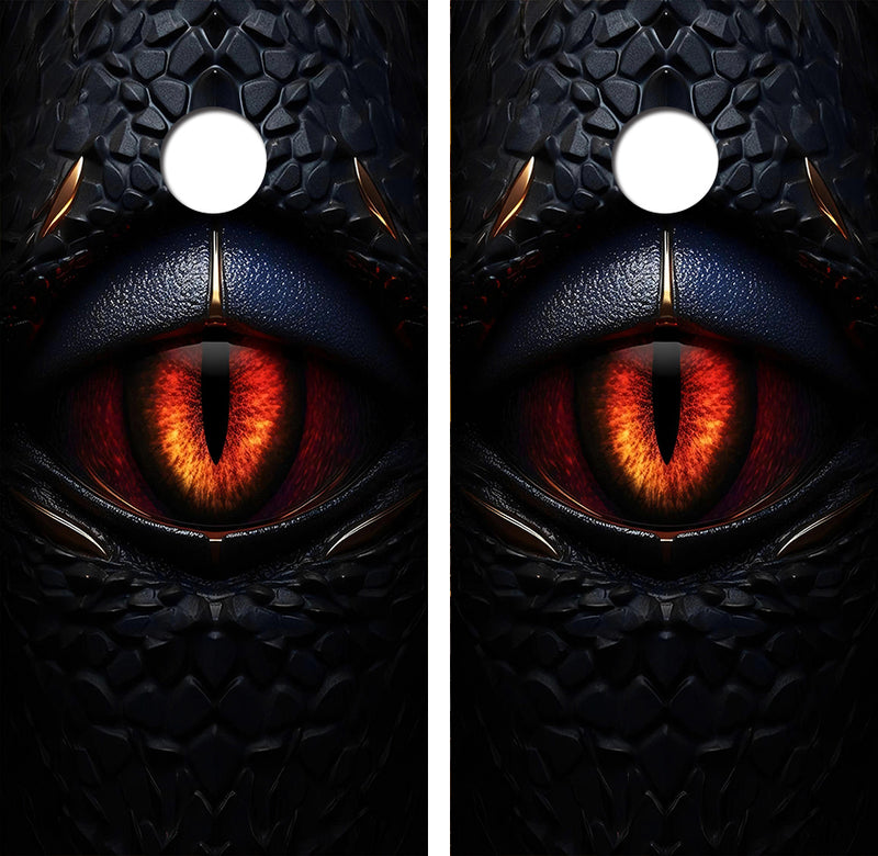 Keep An Eye On You Cornhole Design