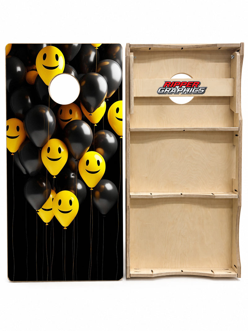 Happy Balloons Cornhole Design