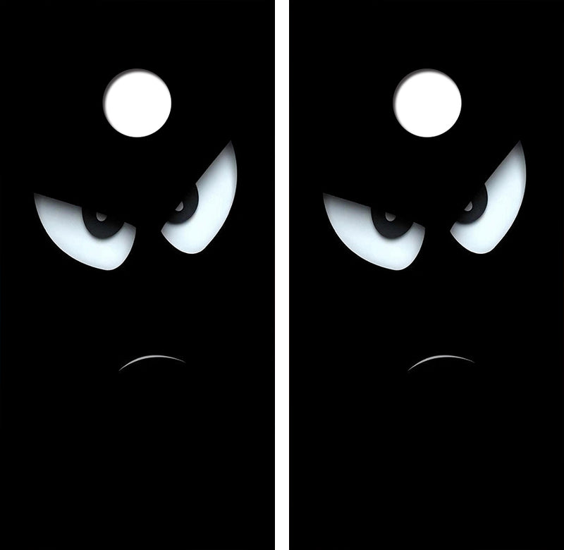 Grumpy Face Cornhole Design
