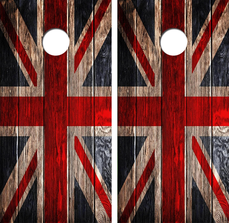British Flag Cornhole Design