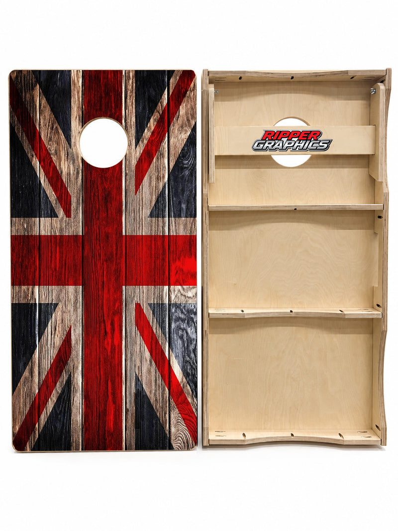 British Flag Cornhole Design