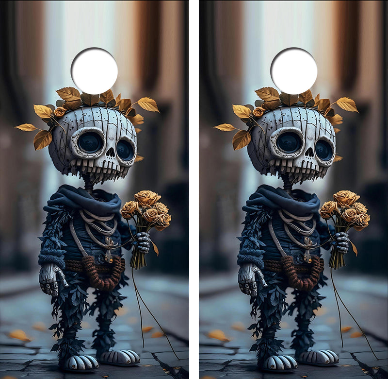 Skull Baby Cornhole Design